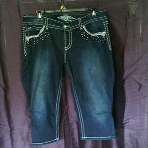 Maurices Denim Capri's